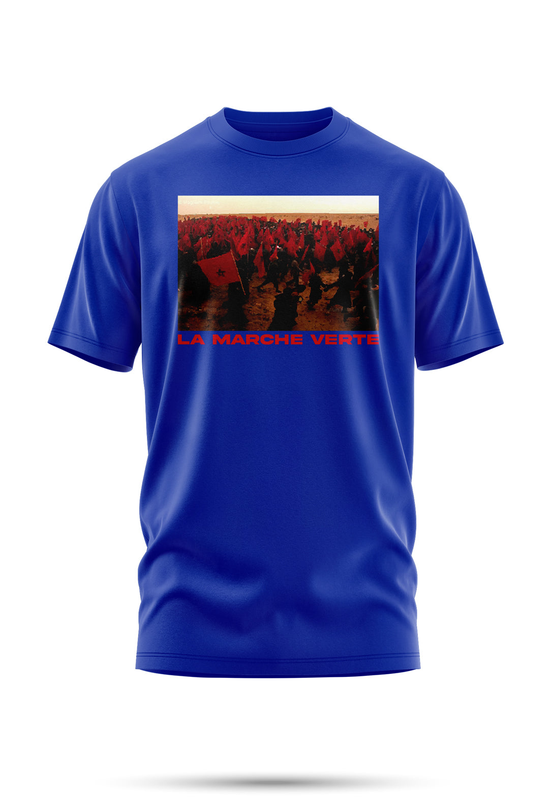 T-shirt Hommage à la Marche Verte – L’unité tissée dans le coton