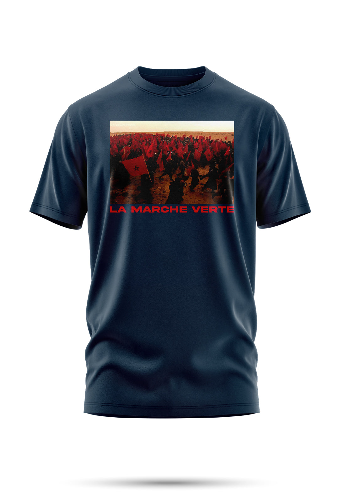 T-shirt Hommage à la Marche Verte – L’unité tissée dans le coton