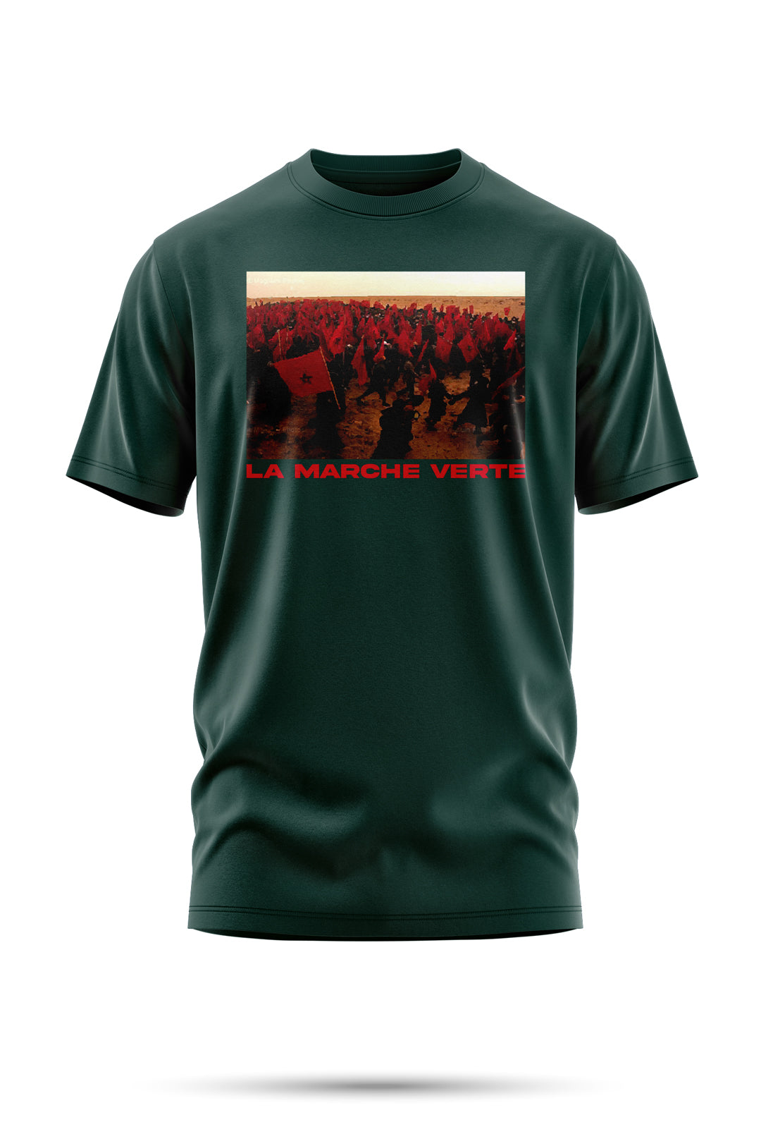 T-shirt Hommage à la Marche Verte – L’unité tissée dans le coton