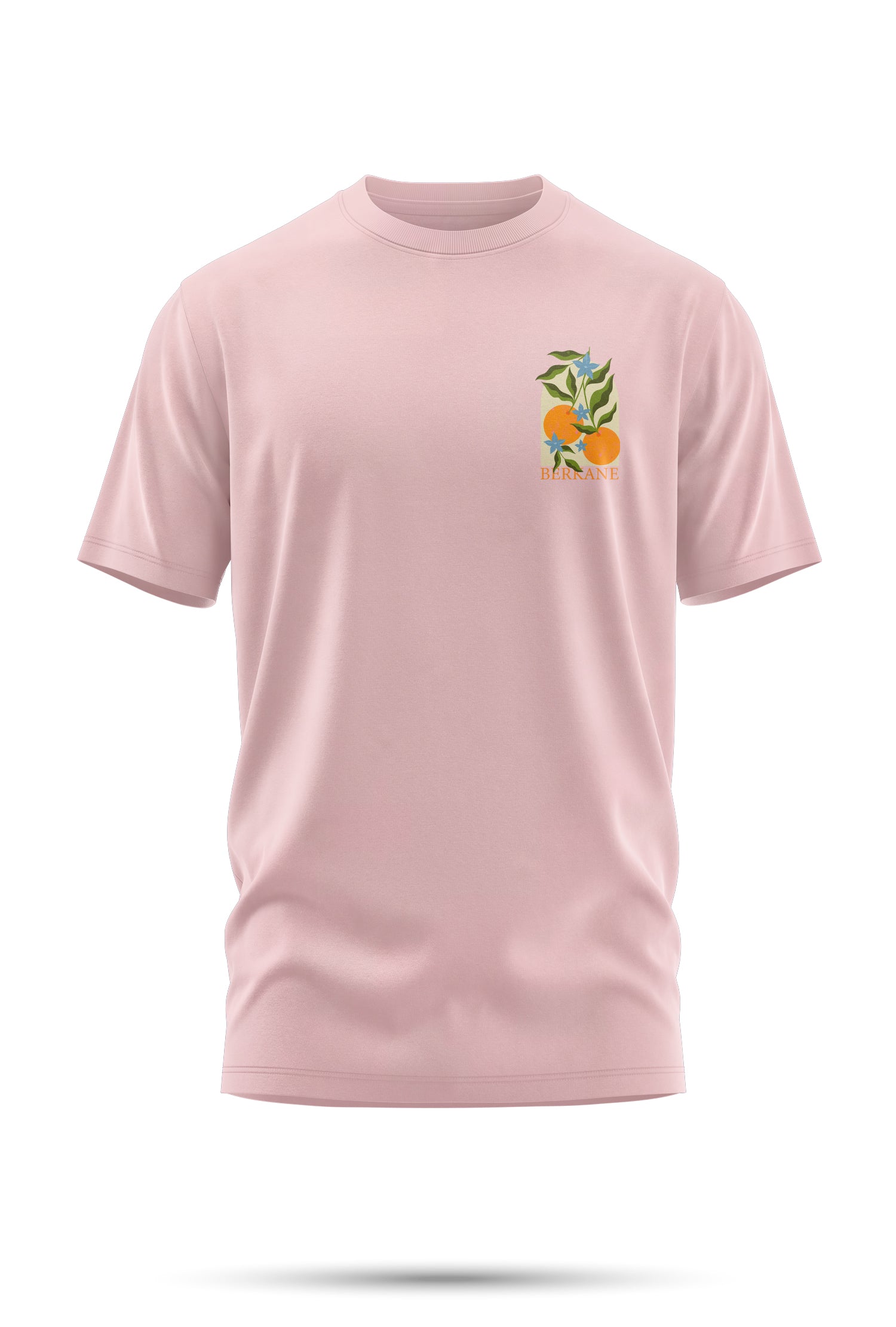 T-shirt Berkane – Fleurs & Agrumes 240 g/m² | Coton BIO