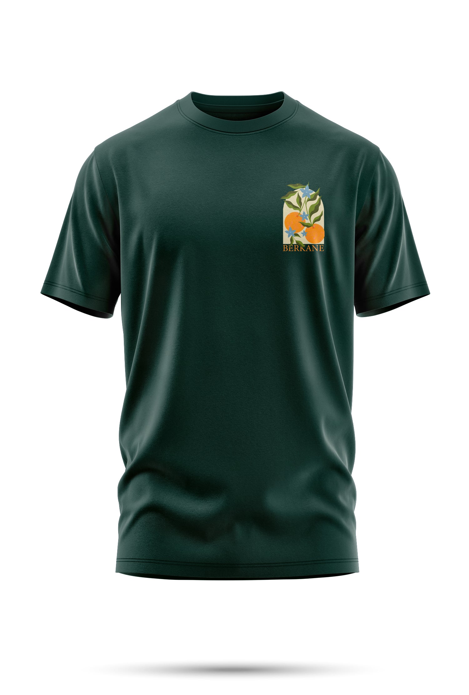 T-shirt Berkane – Fleurs & Agrumes 240 g/m² | Coton BIO