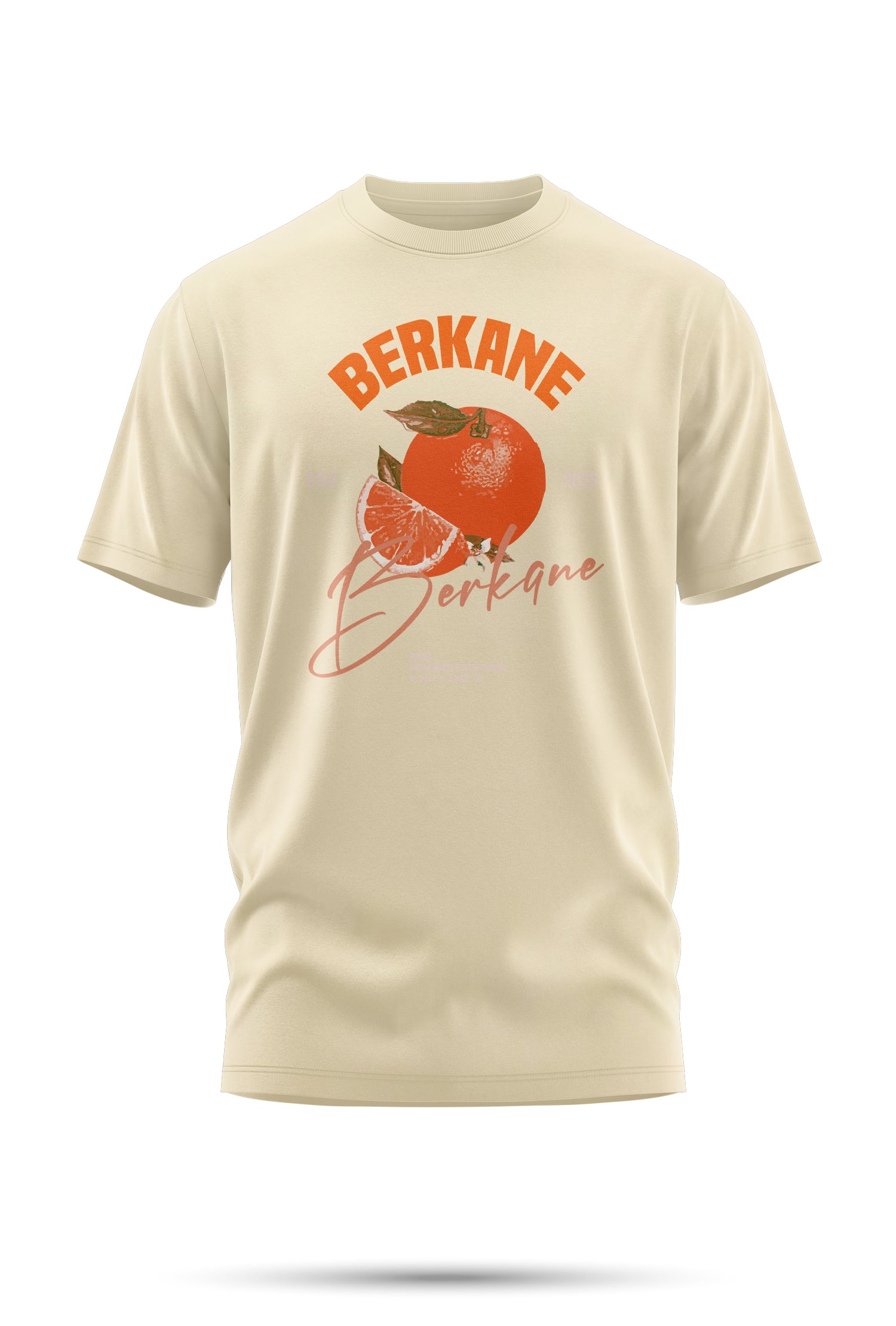 T-shirt Berkane – Orange Legacy 240 g/m² | Coton BIO
