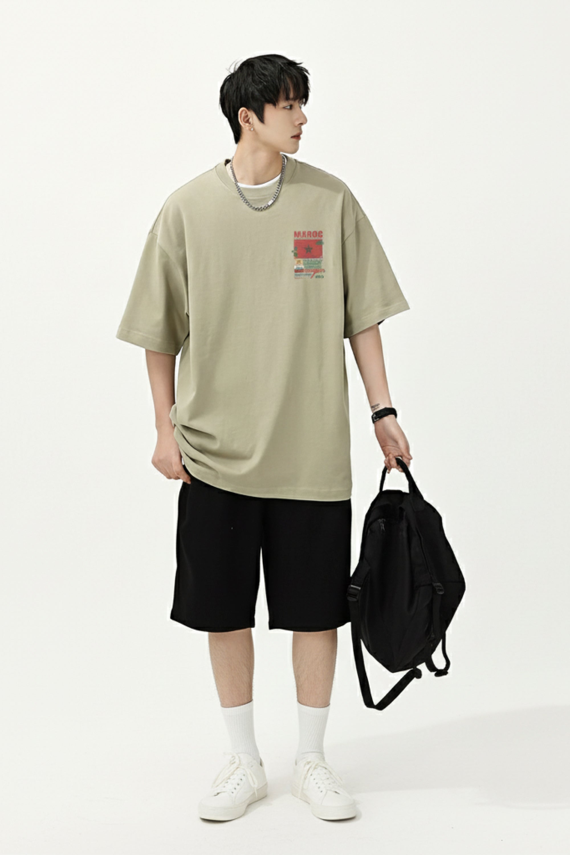 T-Shirt Oversize Maroc — Collection Prestige, 240gsm