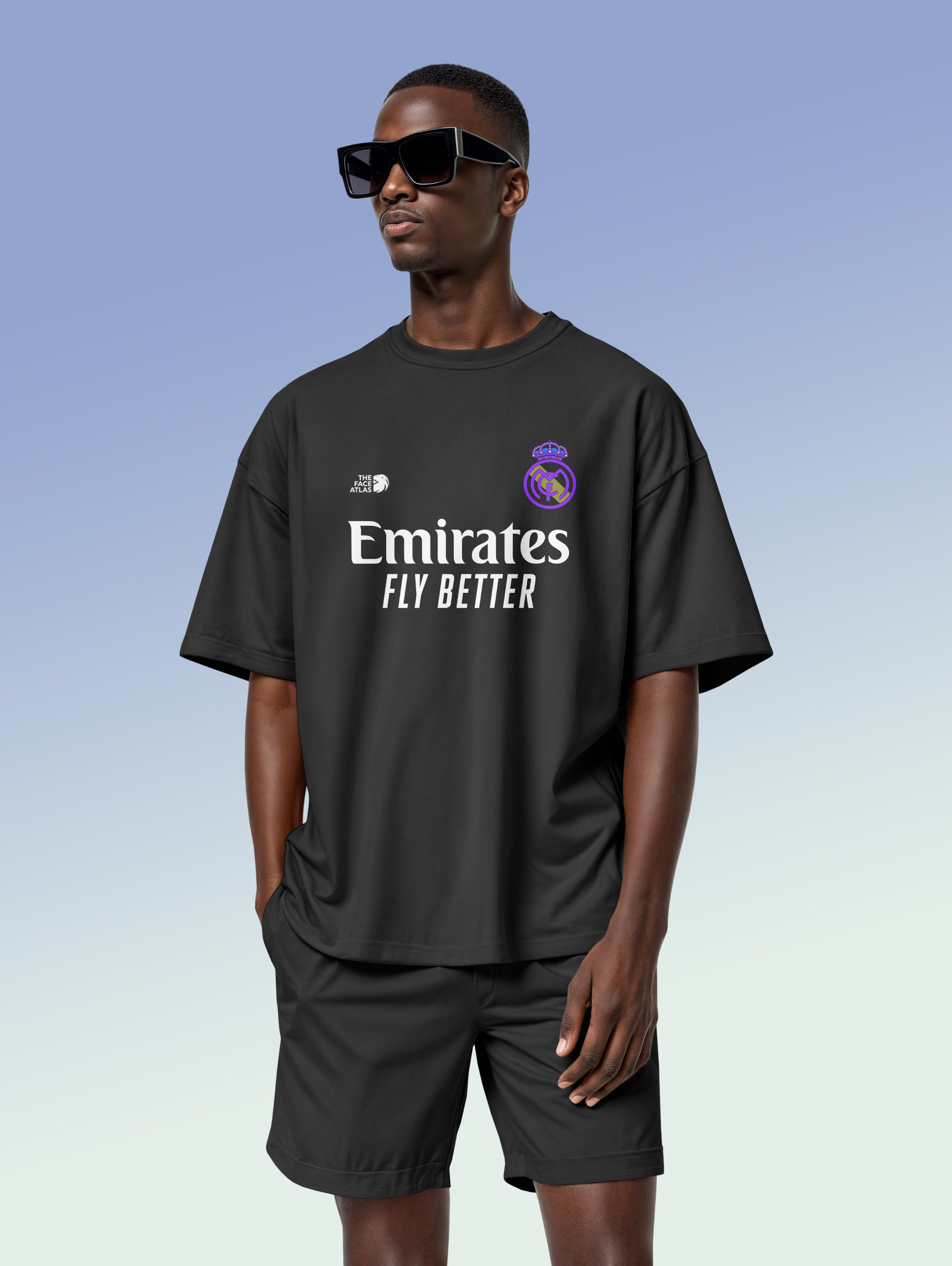 MADRID — CAPITAL FADED · T-SHIRT OVERSIZE 260G