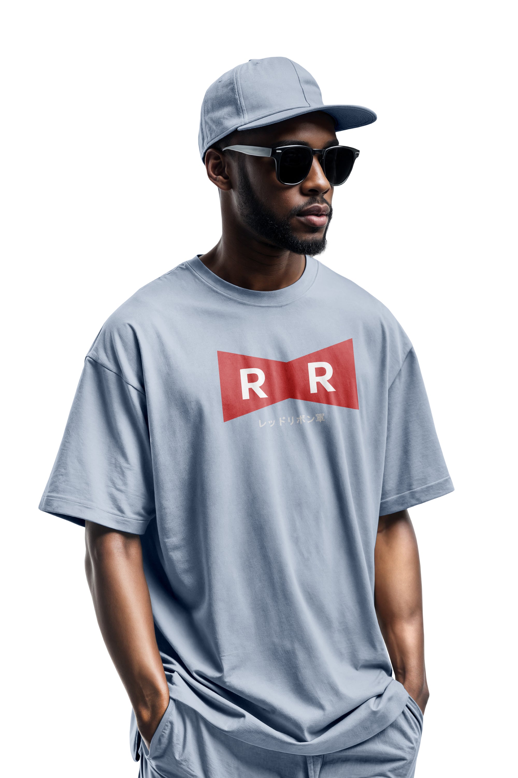 T-SHIRT OVERSIZE 240 G/M² – RUBAN ROUGE