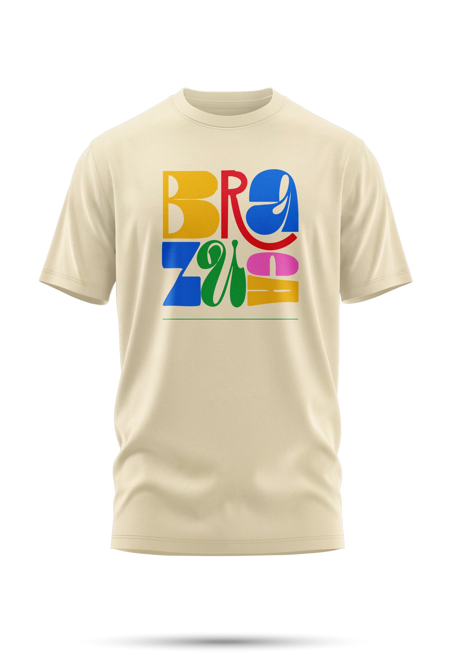 T-SHIRT BRAZUKA 240GSM – COULEURS DU BRÉSIL EN LIBERTÉ