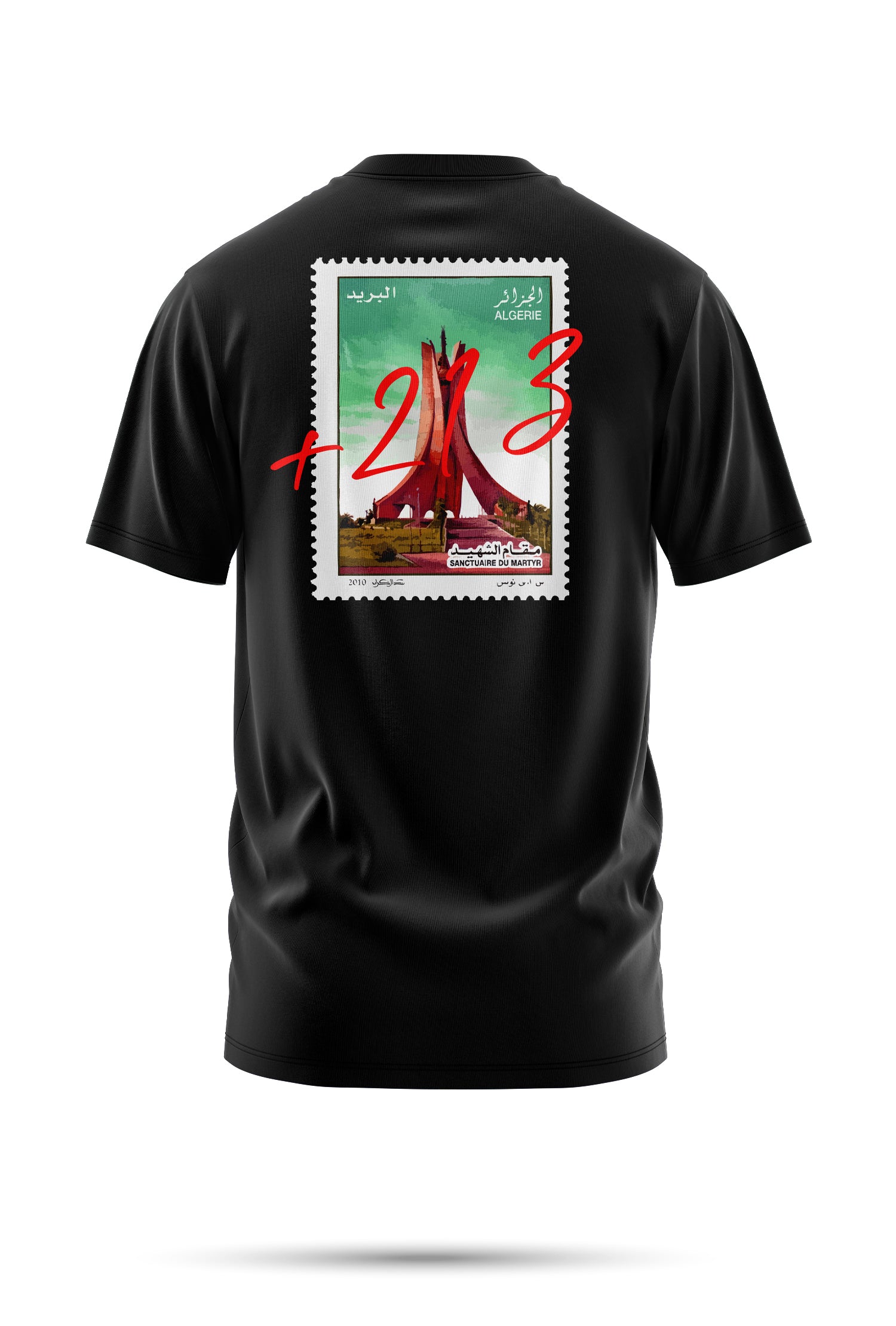 T-shirt Classique – Timbre +213 Algérie