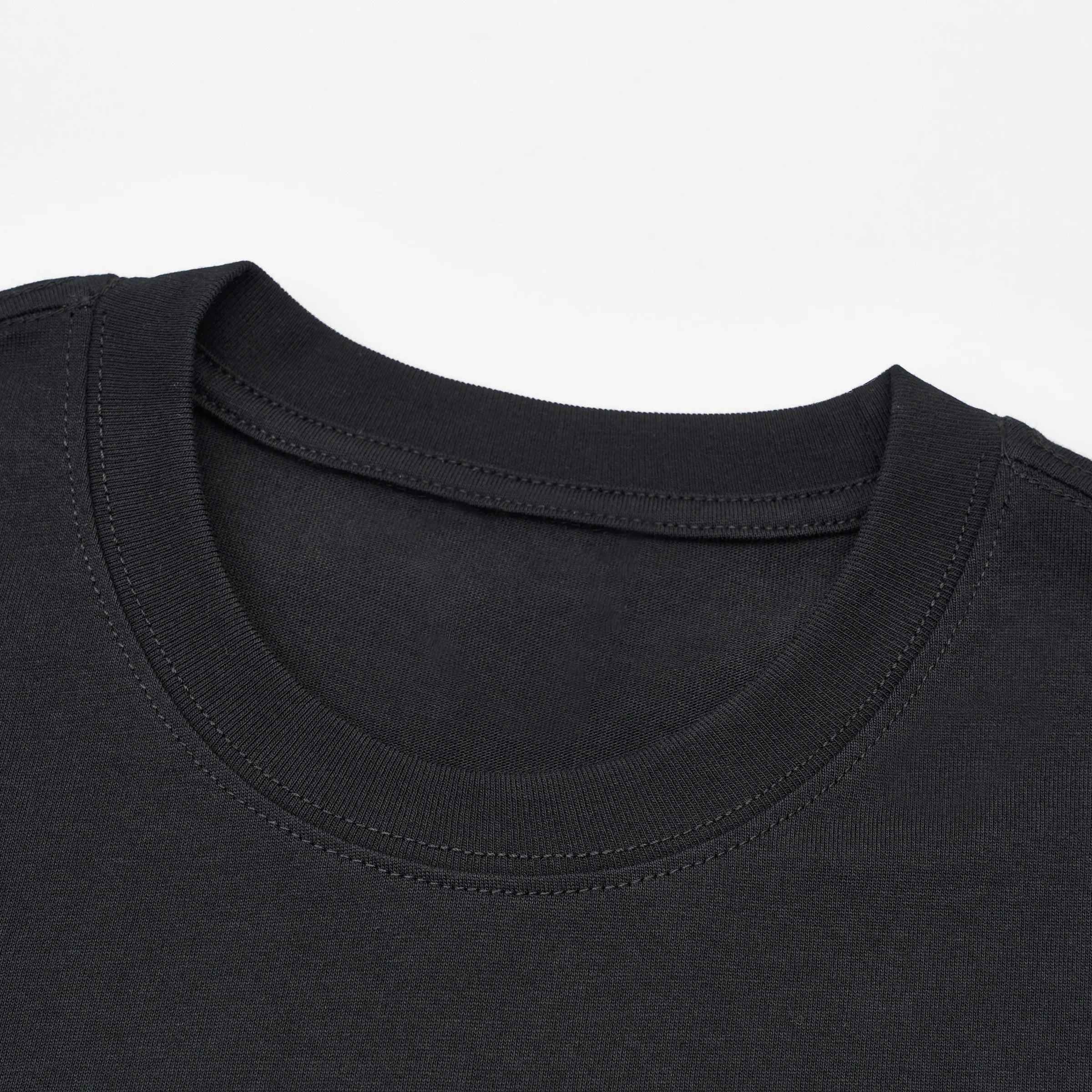 T-shirt Épure Brodée, coupe relax — 425 g/m²