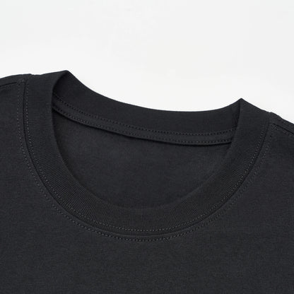 T-shirt Épure Brodée, coupe relax — 425 g/m²