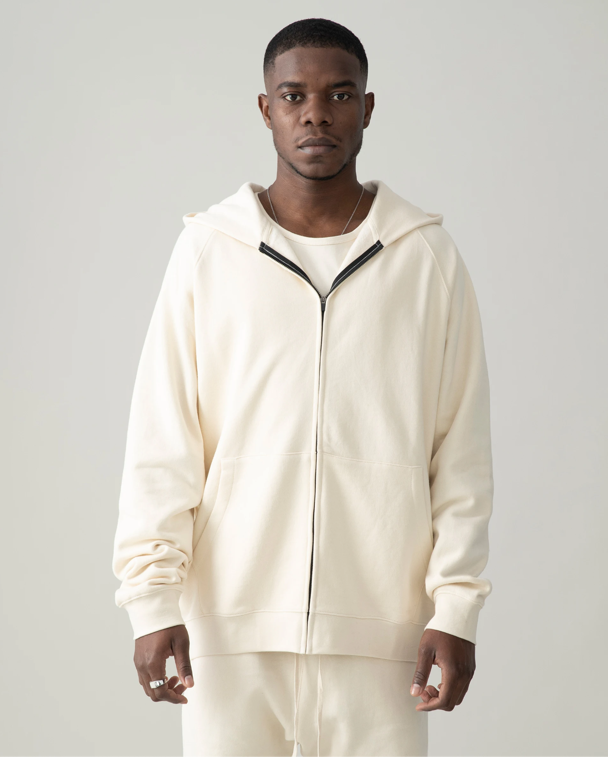 KUNO – 380g | Hoodie Zippé Doublé Premium