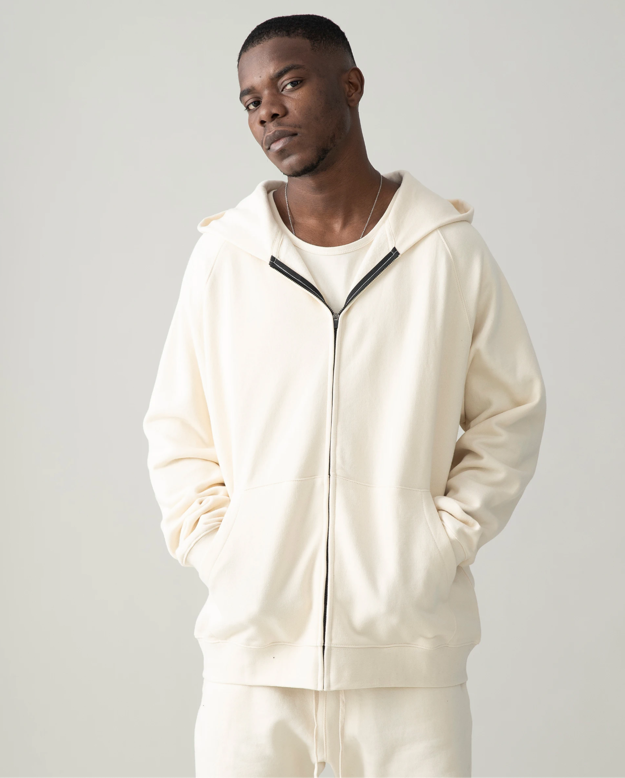 KUNO – 380g | Hoodie Zippé Doublé Premium