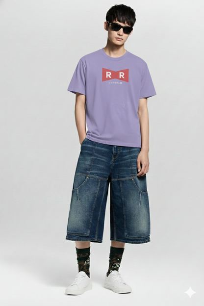 T-SHIRT OVERSIZE 240 G/M² – RUBAN ROUGE