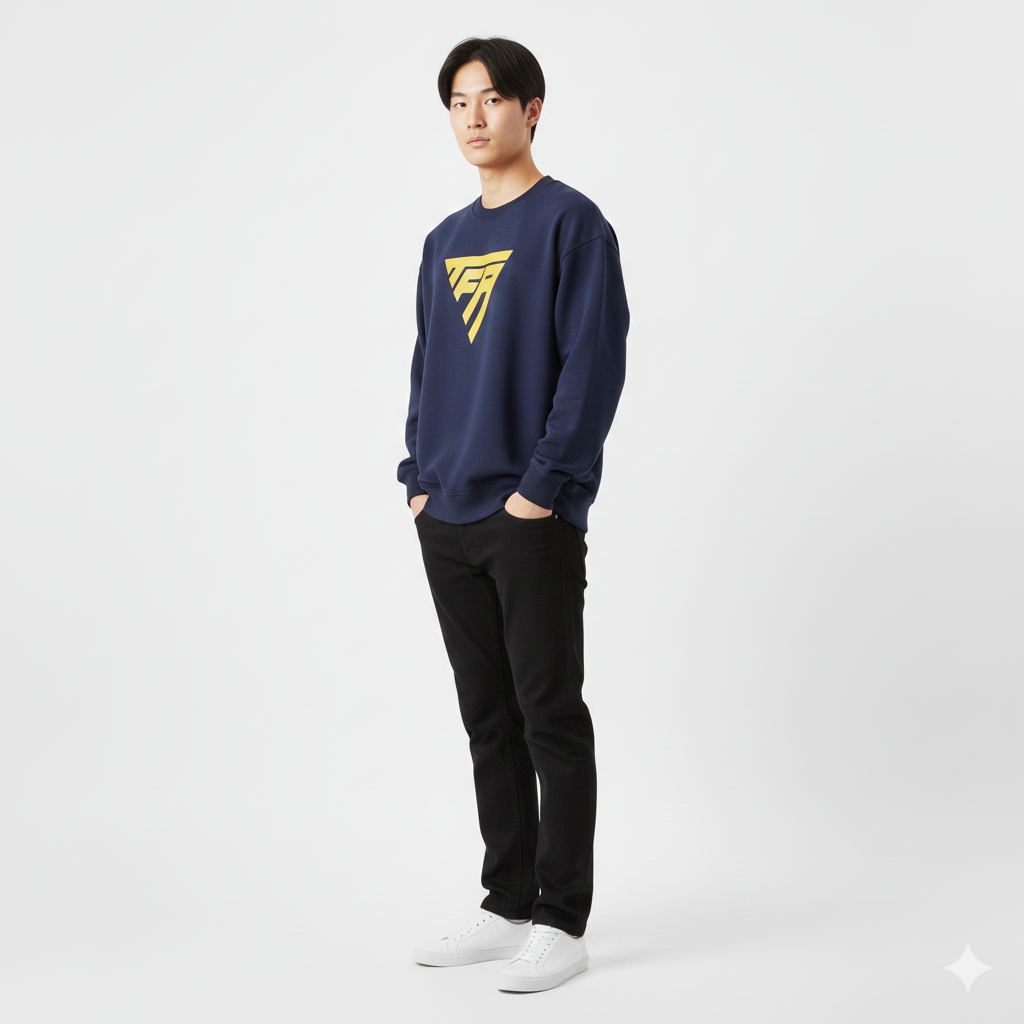 SWEAT OVERSIZE THE FACE ATLAS – 370 G/M²