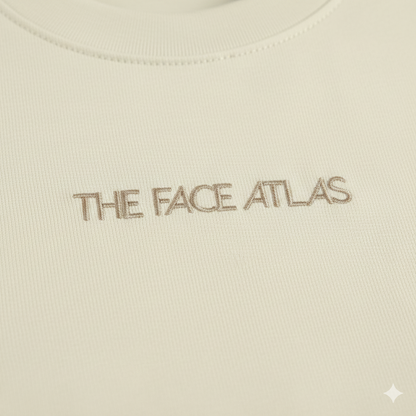 T-shirt Oversize Brodé – Arche Patrimoniale en Coton Lourd 425GSM