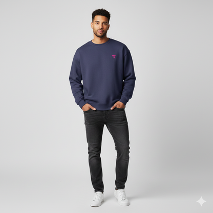 SWEAT OVERSIZE THE FACE ATLAS – 370 G/M² CONFORT & STYLE