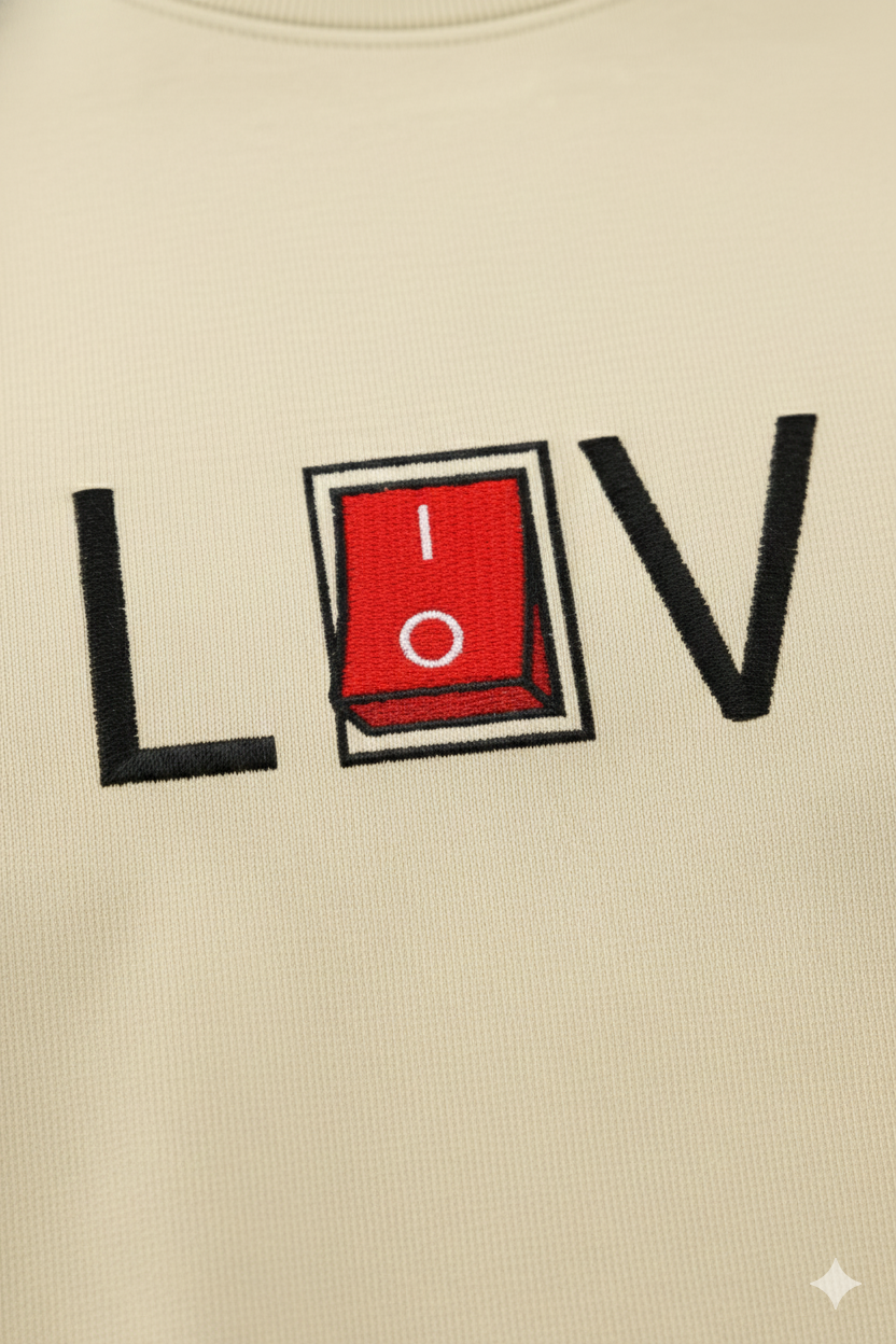 T-Shirt Brodé « LOVE SIGNAL »