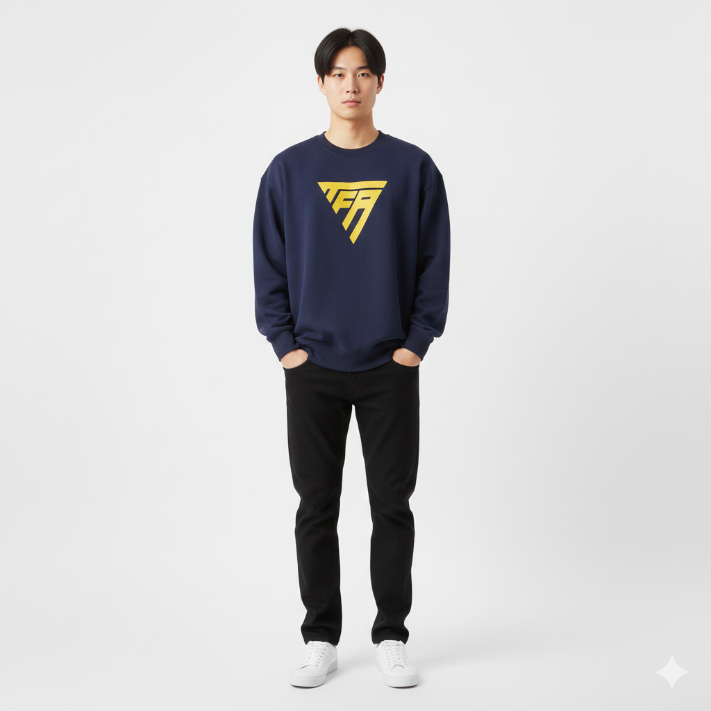 SWEAT OVERSIZE THE FACE ATLAS – 370 G/M²