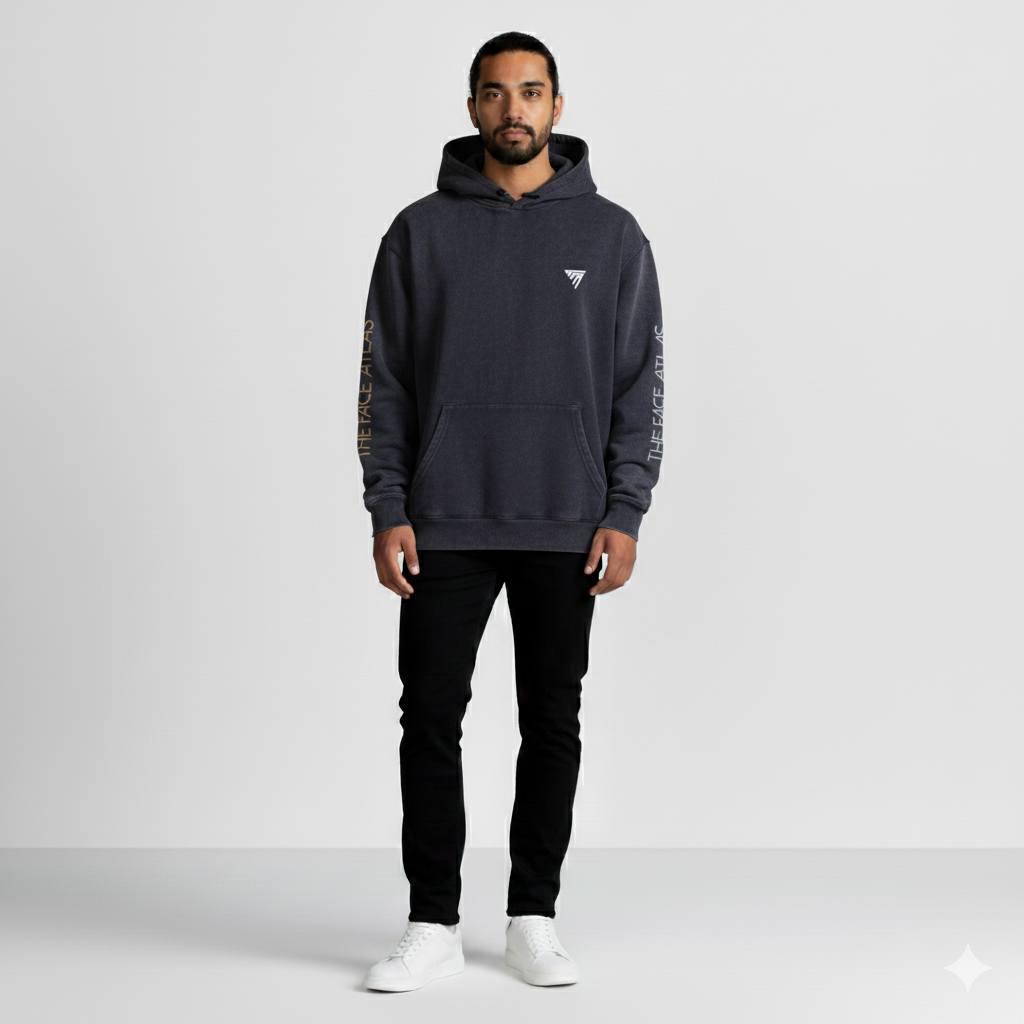 Sweat à capuche tfa Oversize 400 g/m² (Brodé)