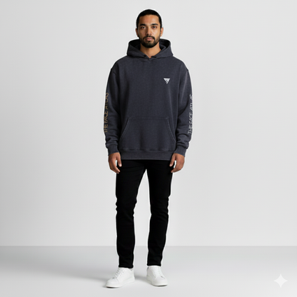 Sweat à capuche tfa Oversize 400 g/m² (Brodé)