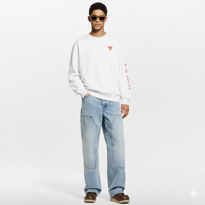 Sweat Oversize Pilule rouge