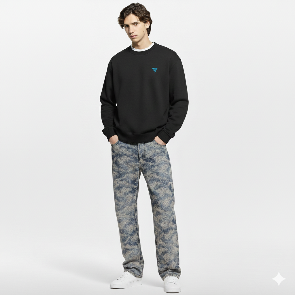 Sweat Oversize – L’Œil dans le Ciel