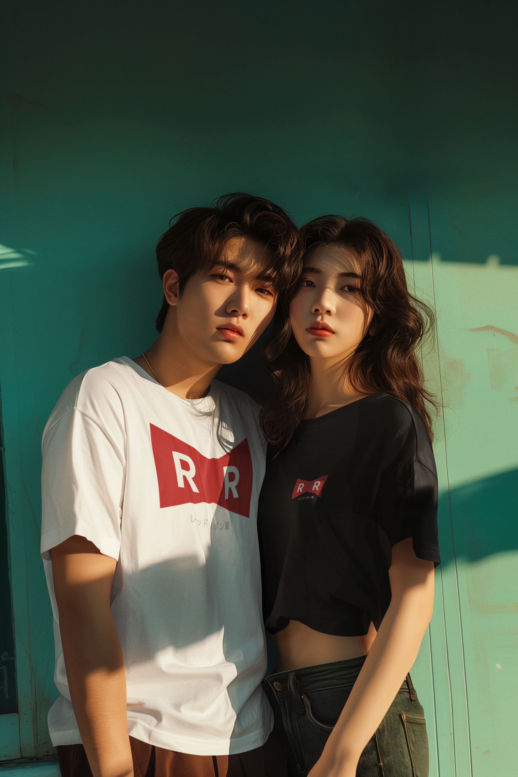 Ruban Rouge — T-shirt Oversize 425 g/m² (Gros Logo Brodé)