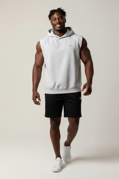 Hoodie Oversize Sans Manches 380g/m²