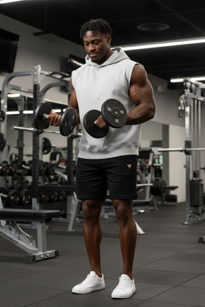 Hoodie Oversize Sans Manches 380g/m²