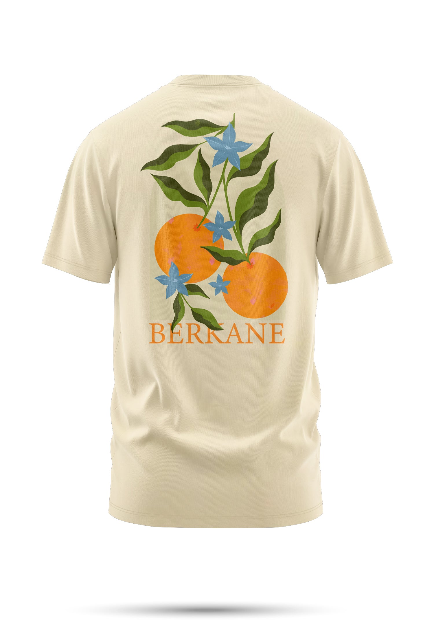T-shirt Berkane – Fleurs & Agrumes 240 g/m² | Coton BIO