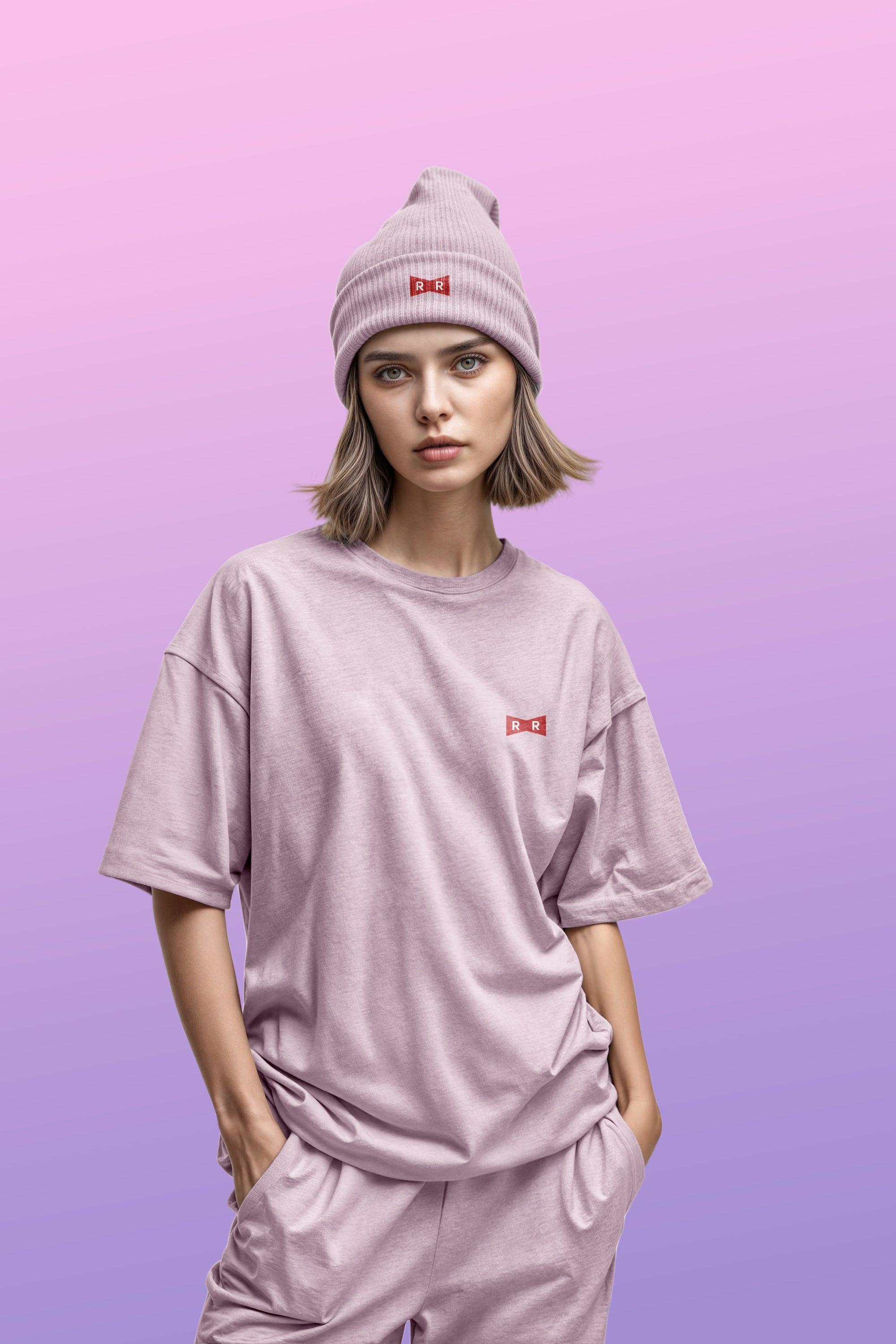T-SHIRT RUBAN ROUGE – OVERSIZE VINTAGE 285GSM