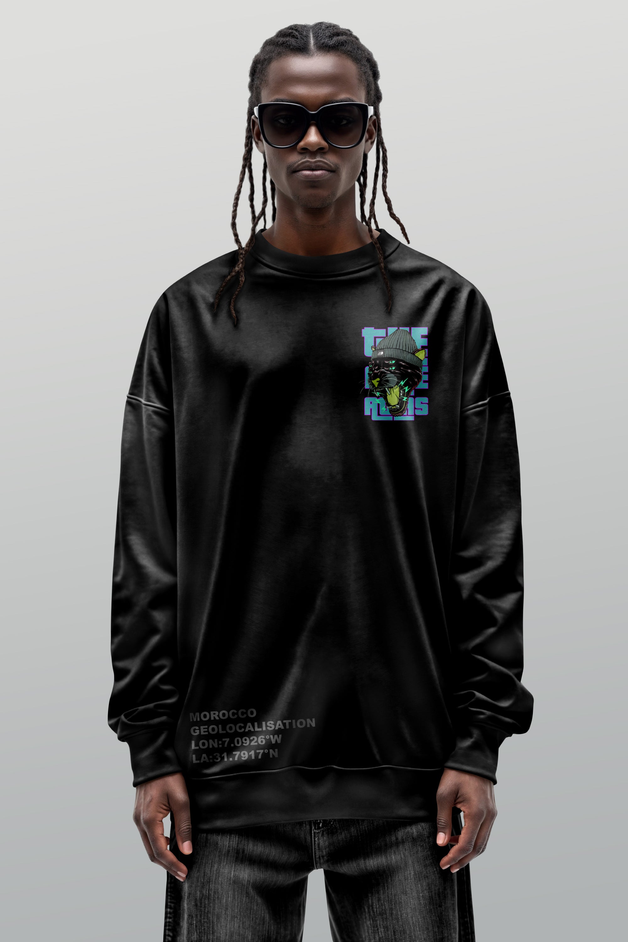 SWEAT OVERSIZE 380GSM – ASYMMETRIC DETAIL EDITION