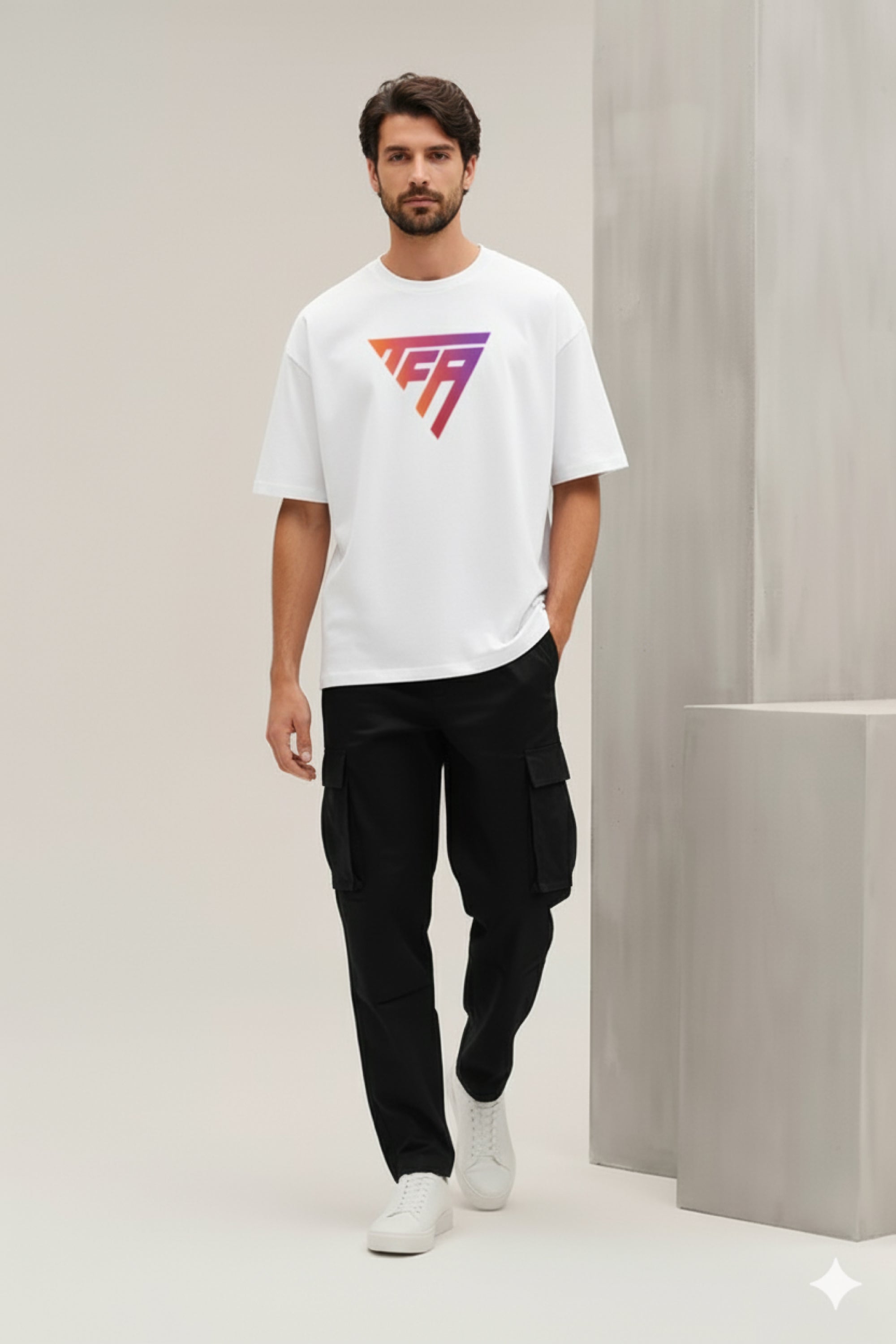 T-SHIRT OVERSIZE 260GSM – VINTAGE RAW EDGE