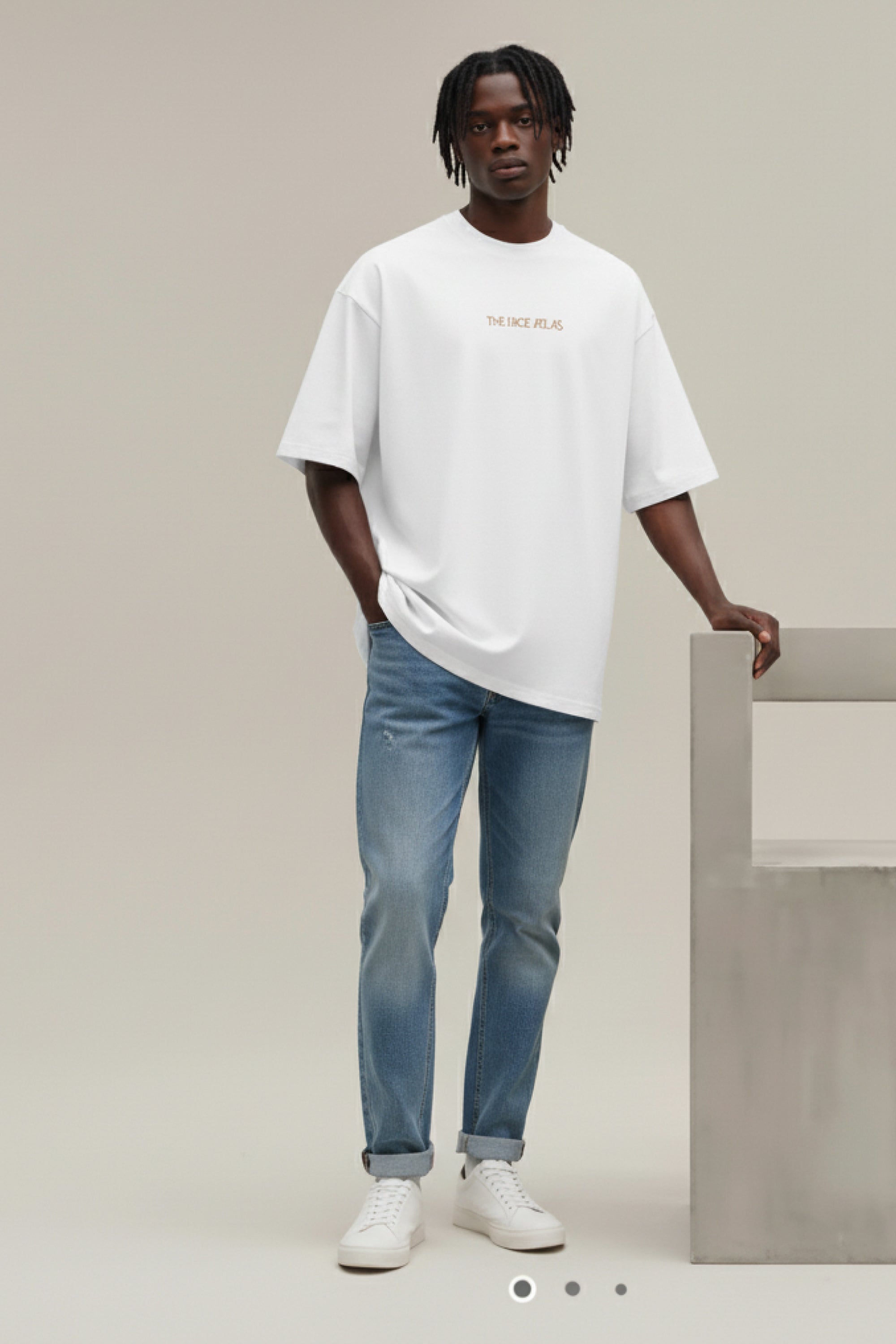 T-shirt oversize Tfa 280 g/m² – boxy fit, coton peigné