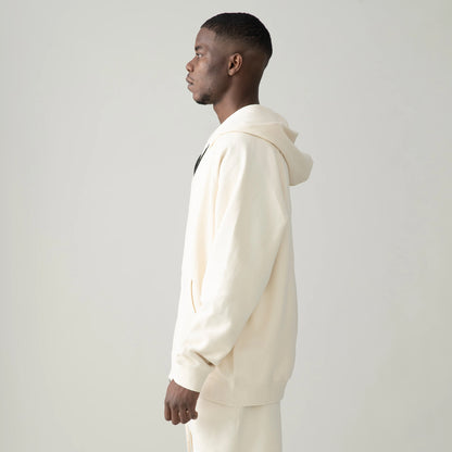 Sweat à capuche « Ruban Rouge » — Oversize, coton peigné 440 g/m²