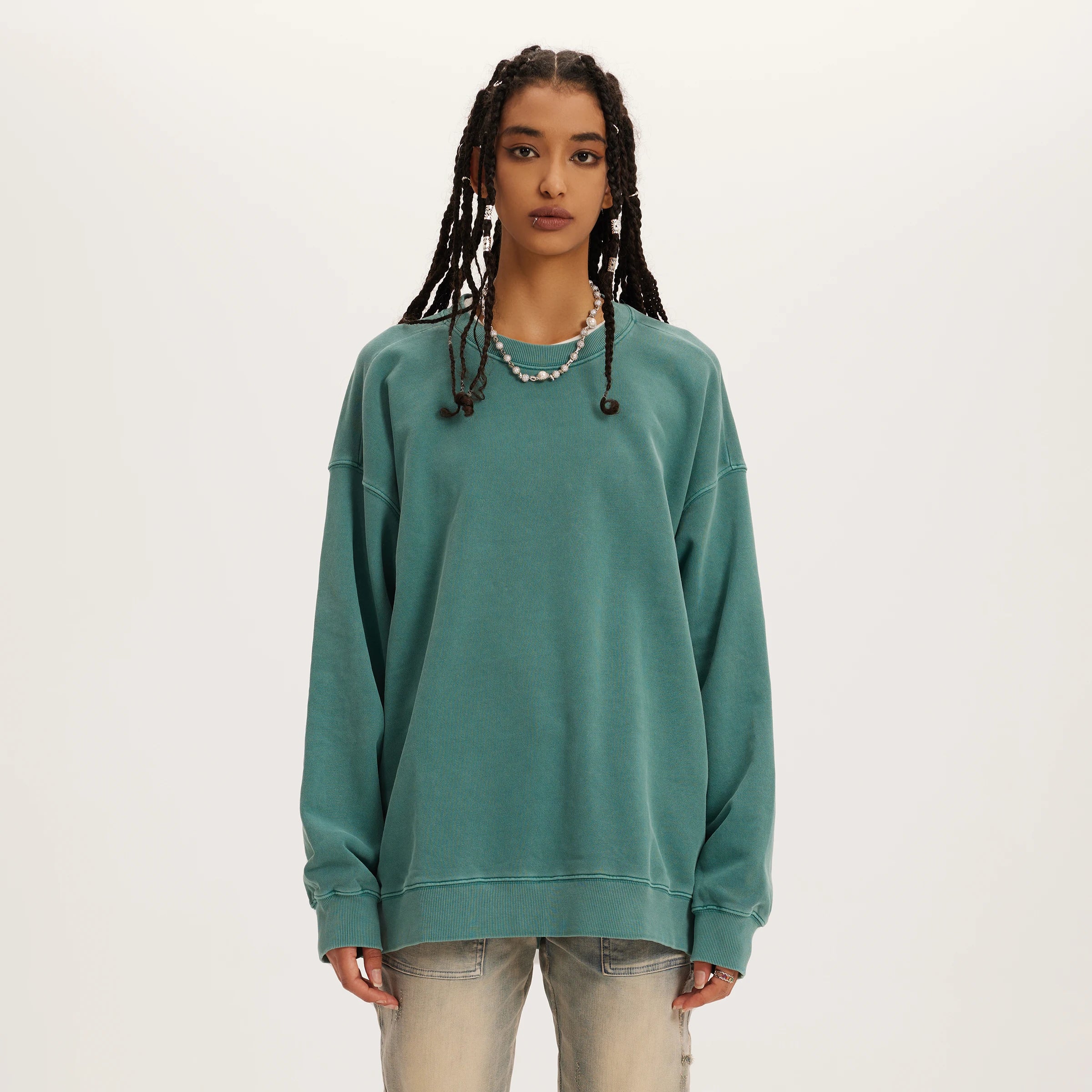KUNO – 380g | Sweatshirt Oversize à Fente Latérale