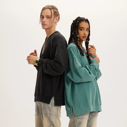 KUNO – 380g | Sweatshirt Oversize à Fente Latérale