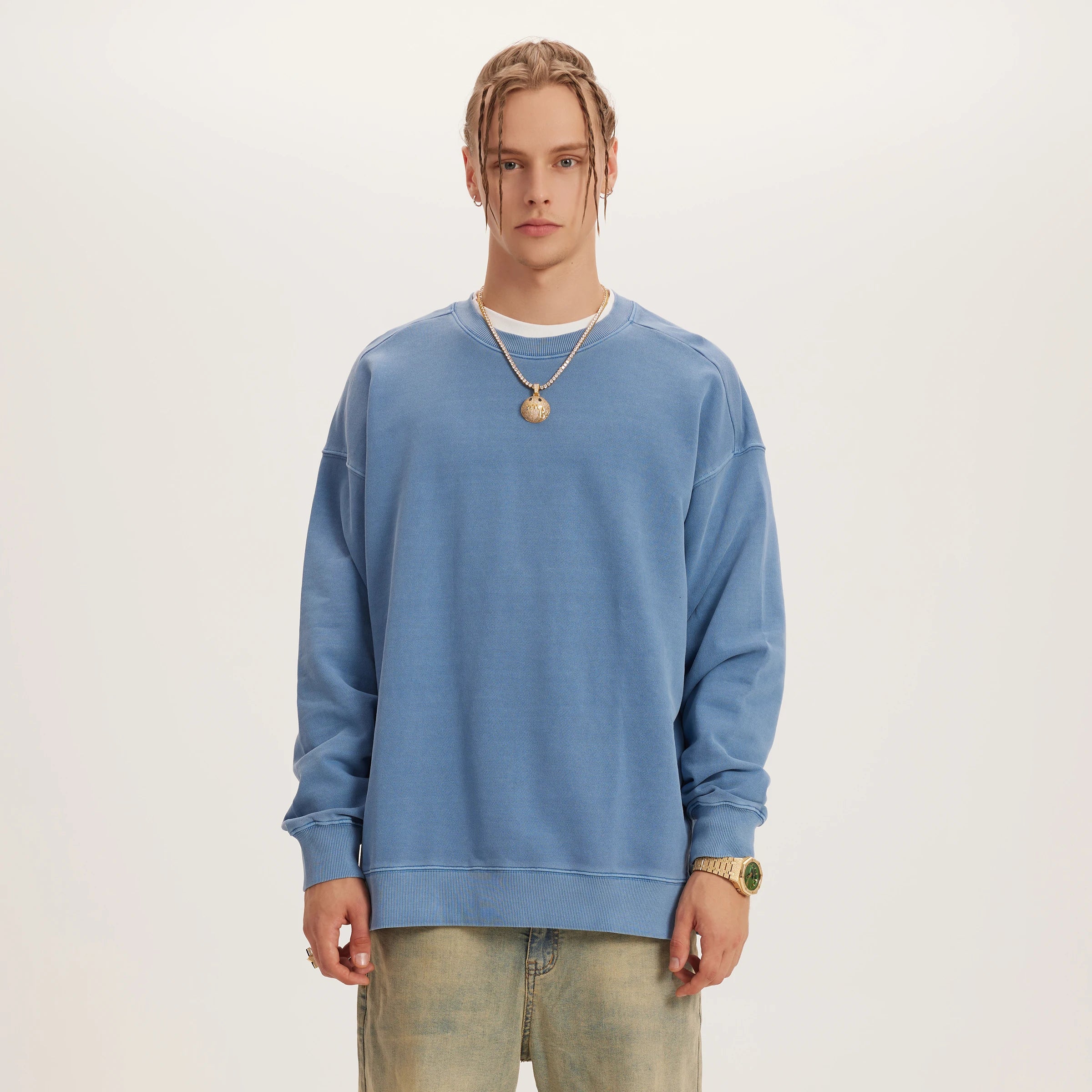 KUNO – 380g | Sweatshirt Oversize à Fente Latérale