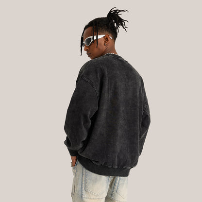 KUNO – 440g | Sweat Oversize Effet Usé