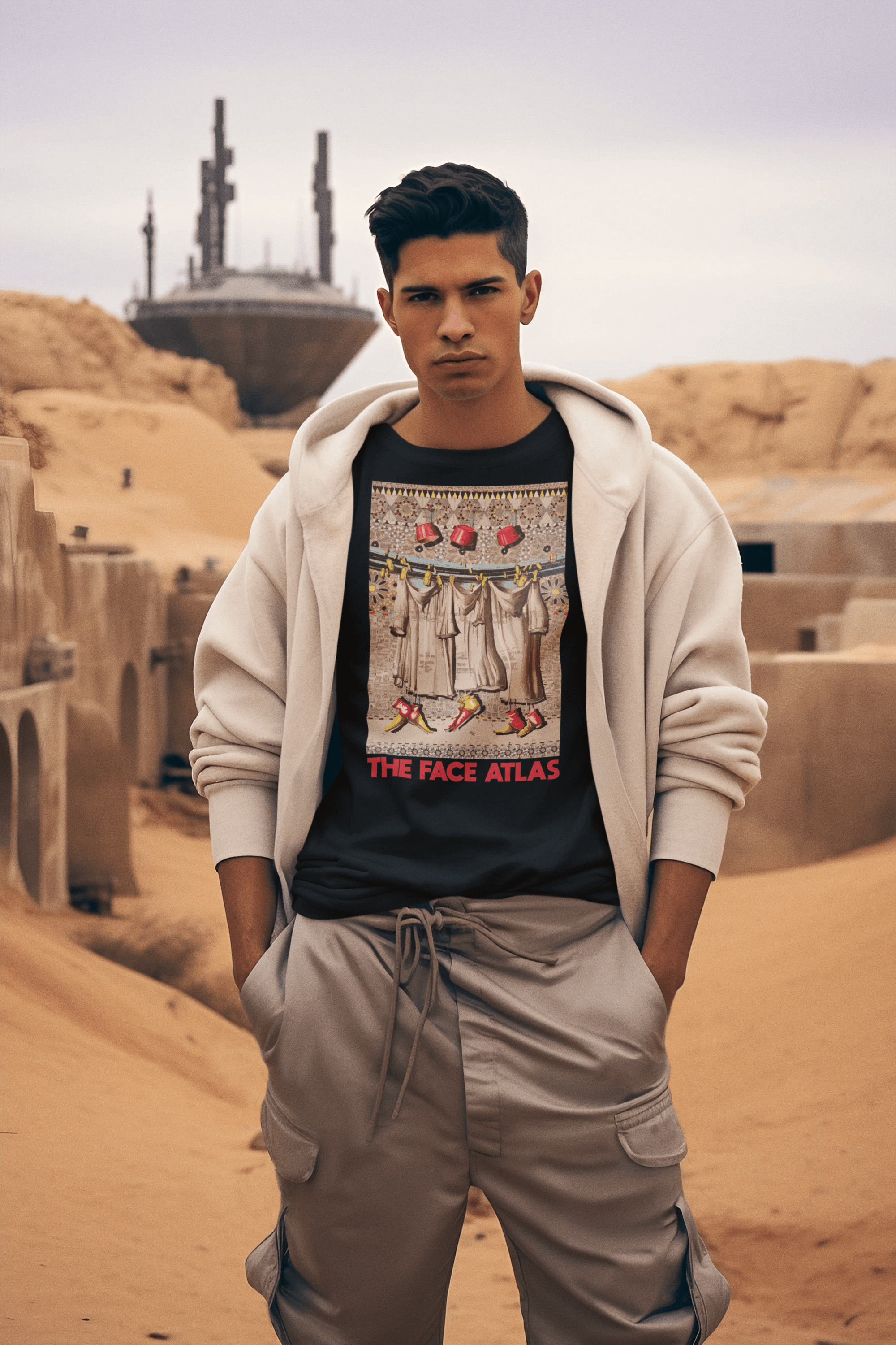 T-SHIRT "BABOUCH" – L’ICÔNE MAROCAINE REVISITÉE