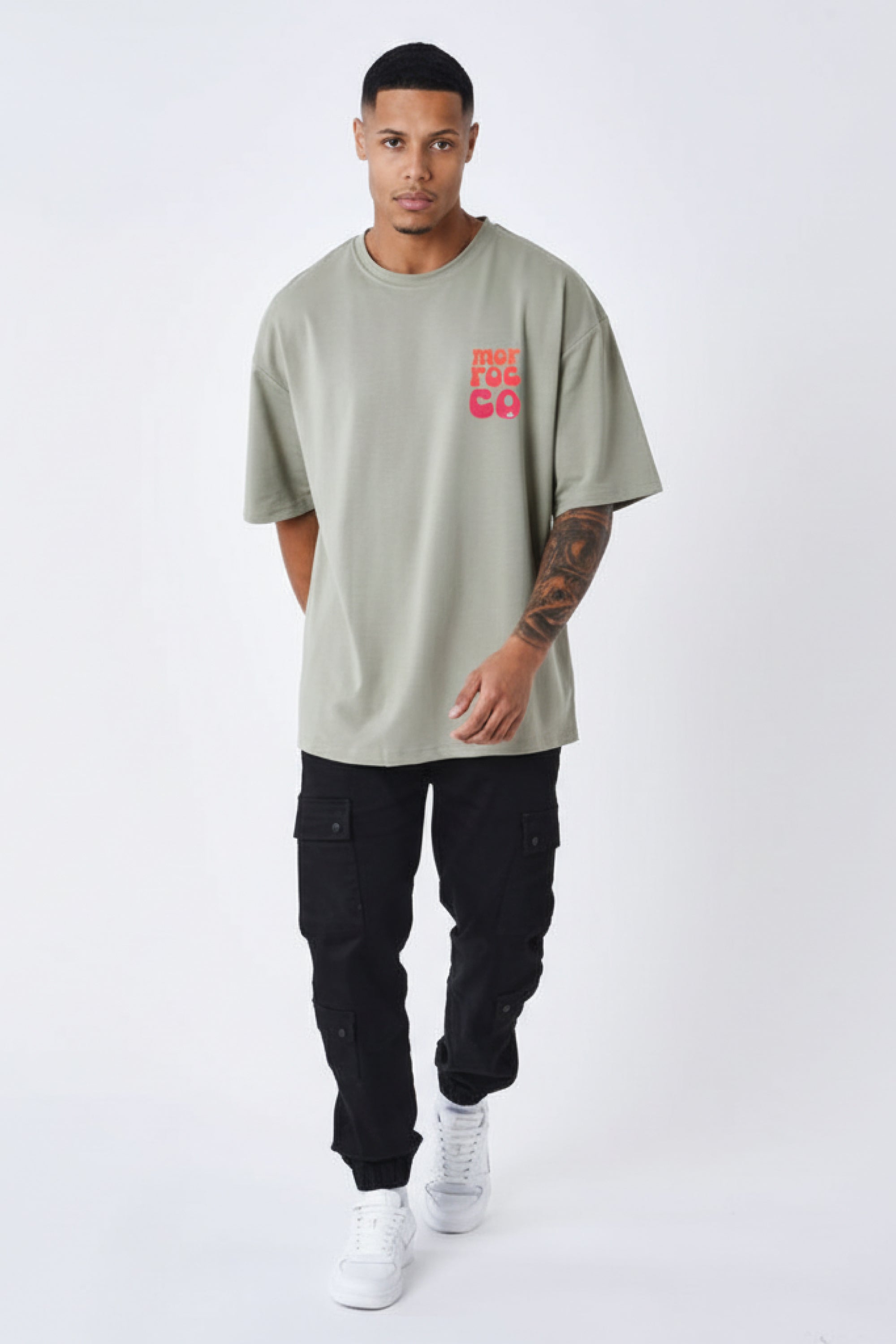 T-Shirt Oversize Maroc — Ligne Élégance 240gsm