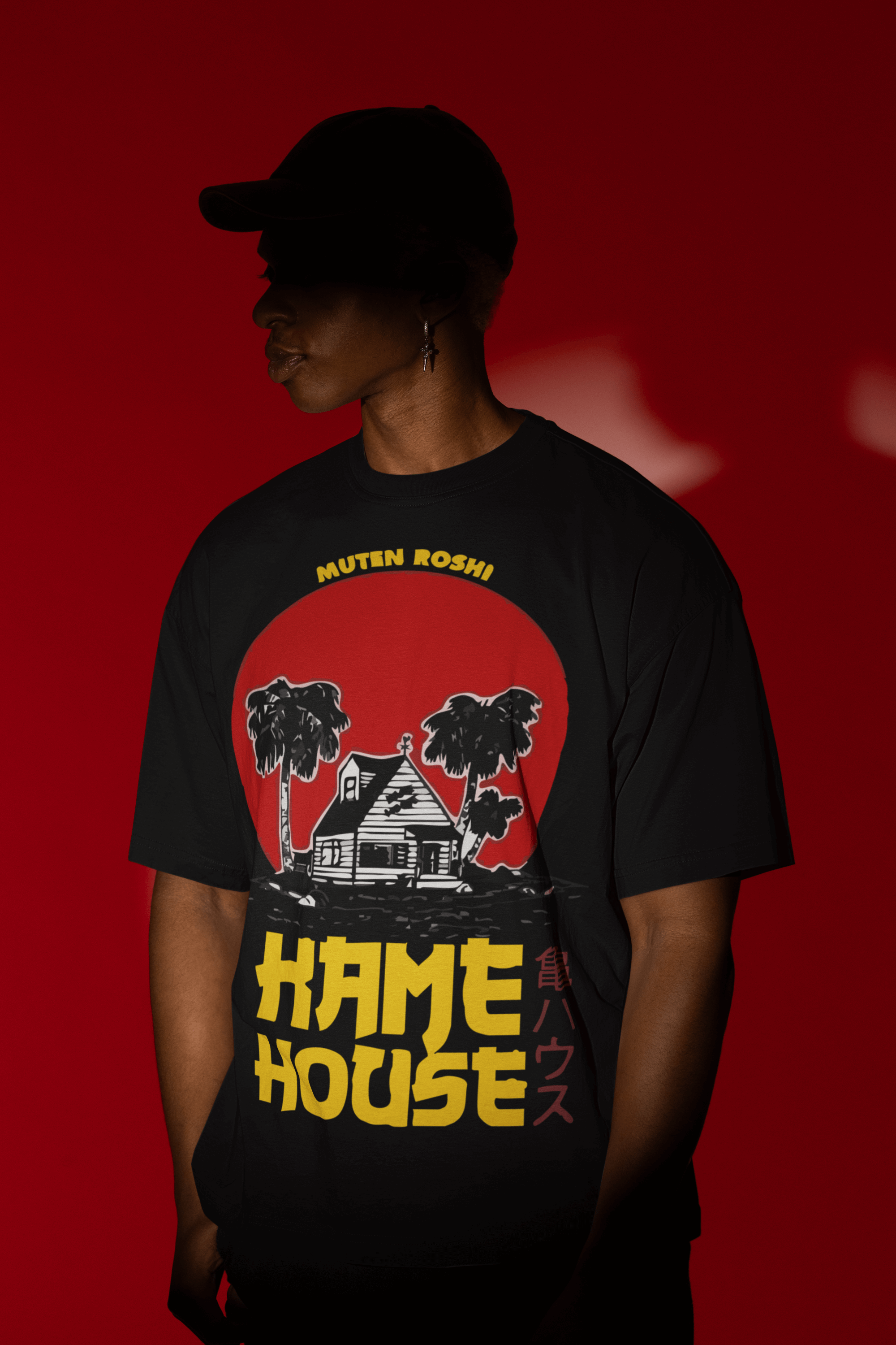 T-shirt Dragon Ball Z – Kame House, La Maison de Tortue Géniale