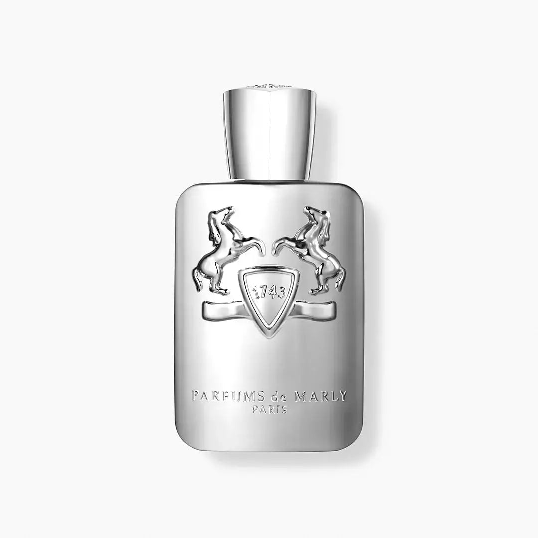 PEGASUS perfume bottle by Parfums de Marly, featuring an elegant silver design and horse motif.
