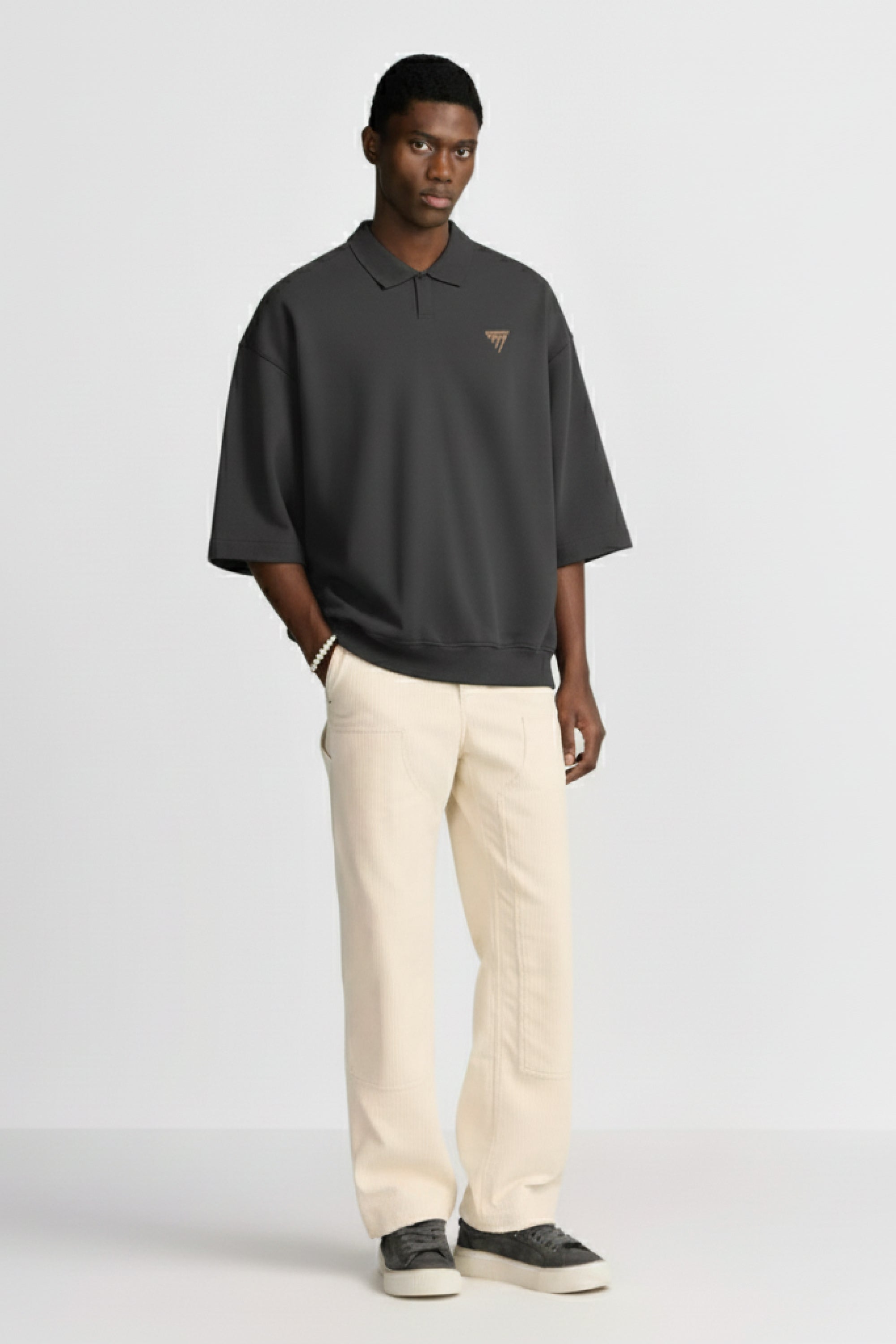 T-shirt oversize 240 g/m² — coton peigné