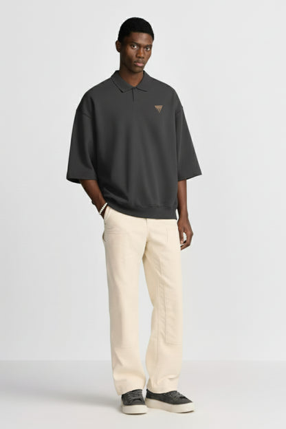 T-shirt oversize 240 g/m² — coton peigné