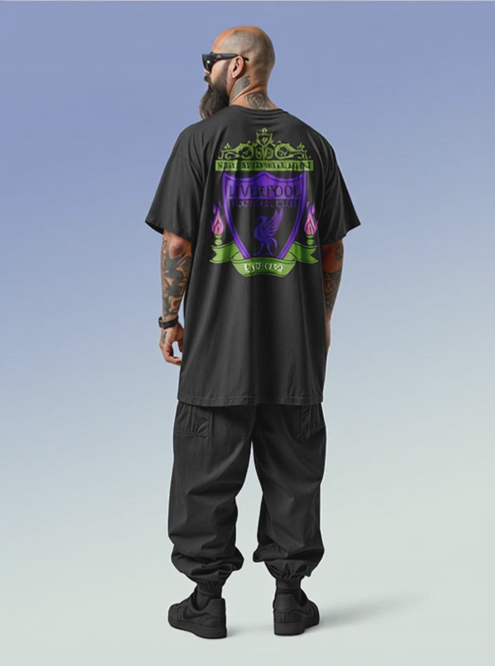 Charger la vidéo: LIVERPOOL — COAST FADED · T-SHIRT OVERSIZE 260G