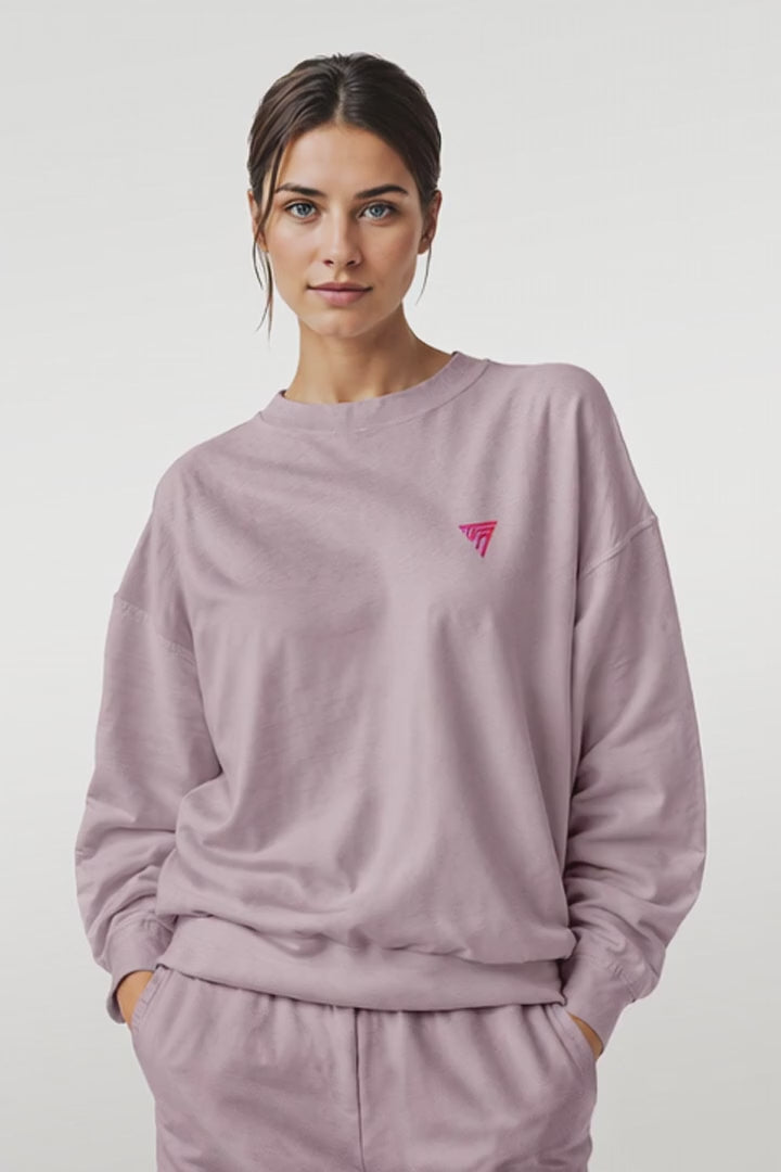 Charger la vidéo: SWEAT OVERSIZE THE FACE ATLAS – 370 G/M² CONFORT &amp; STYLE