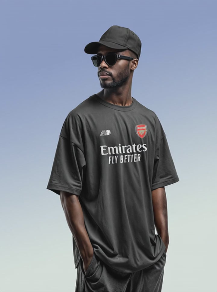 Charger la vidéo: NORTH LONDON — ARCADE FADED · T-SHIRT OVERSIZE 260G