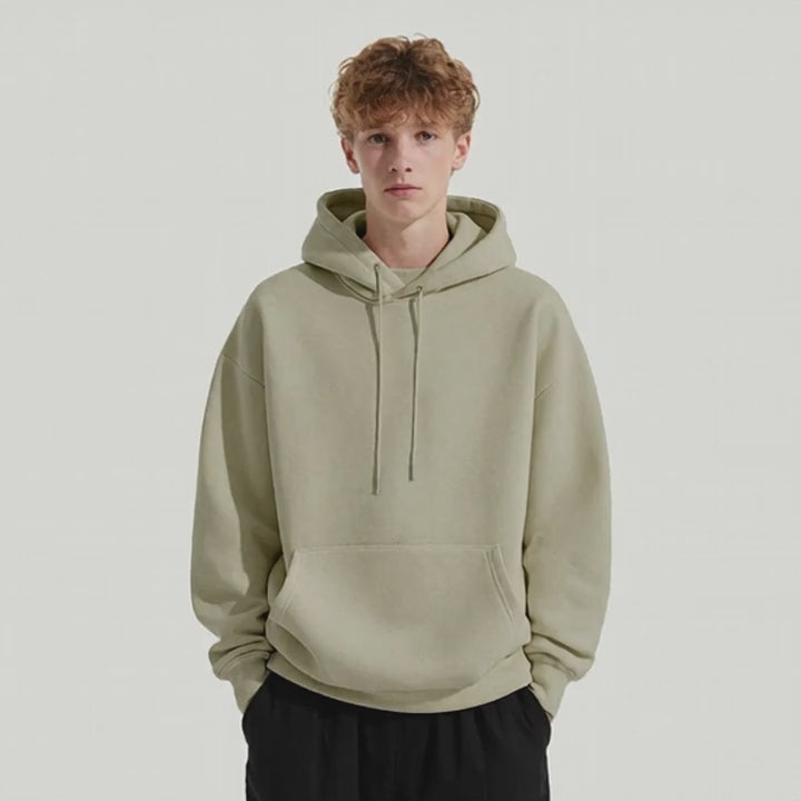 Charger la vidéo: KUNO – 380g | Hoodie Unisexe à Cordon Doublé Polaire