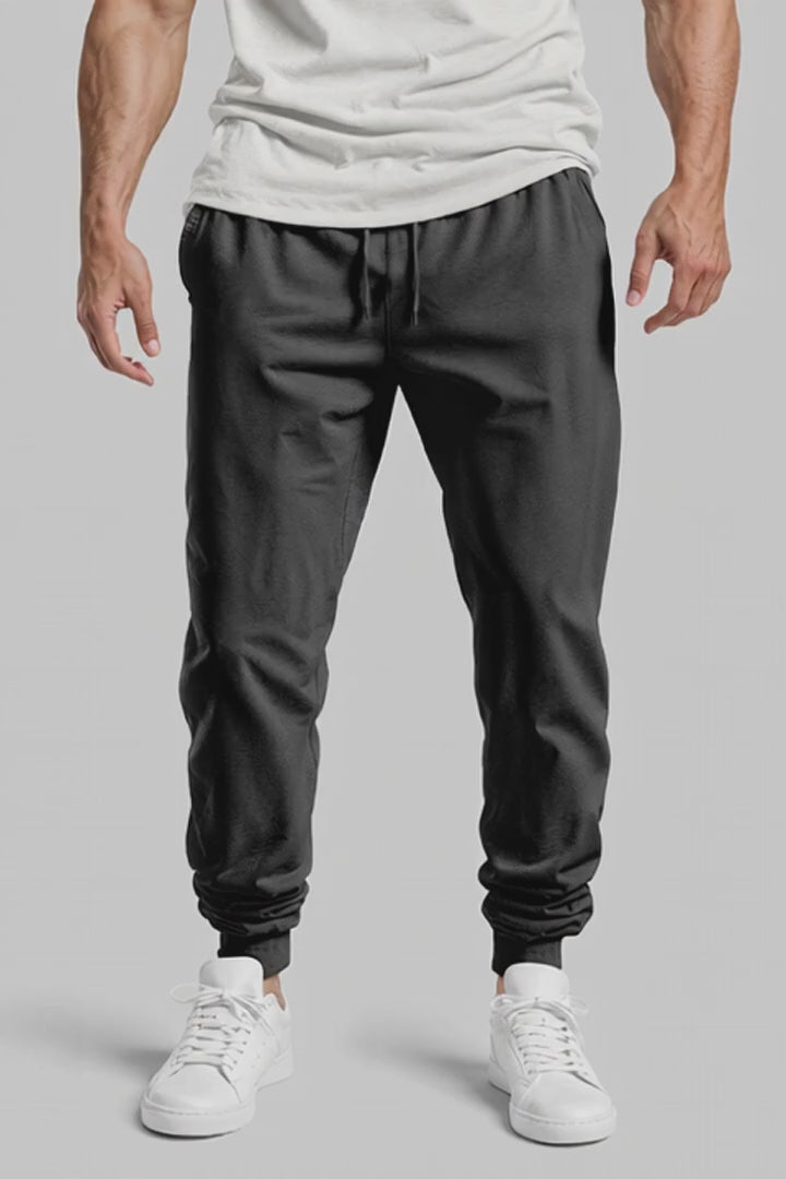 Charger la vidéo: PANTALON DE SURVÊTEMENT 380 G/M²