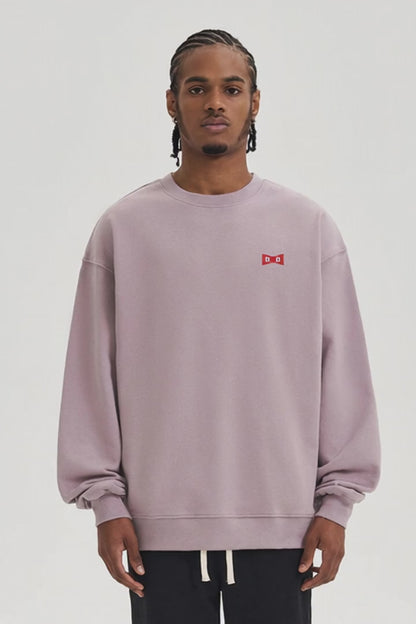 SWEAT-SHIRT OVERSIZE 370G/M² RUBAN ROUGE